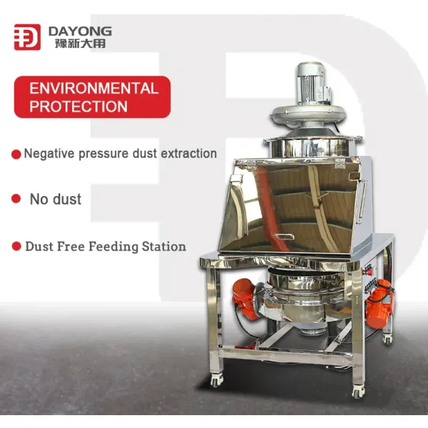 Conveyor Flour Bag Feeder Machine Bulk Materials Bag Dump Station