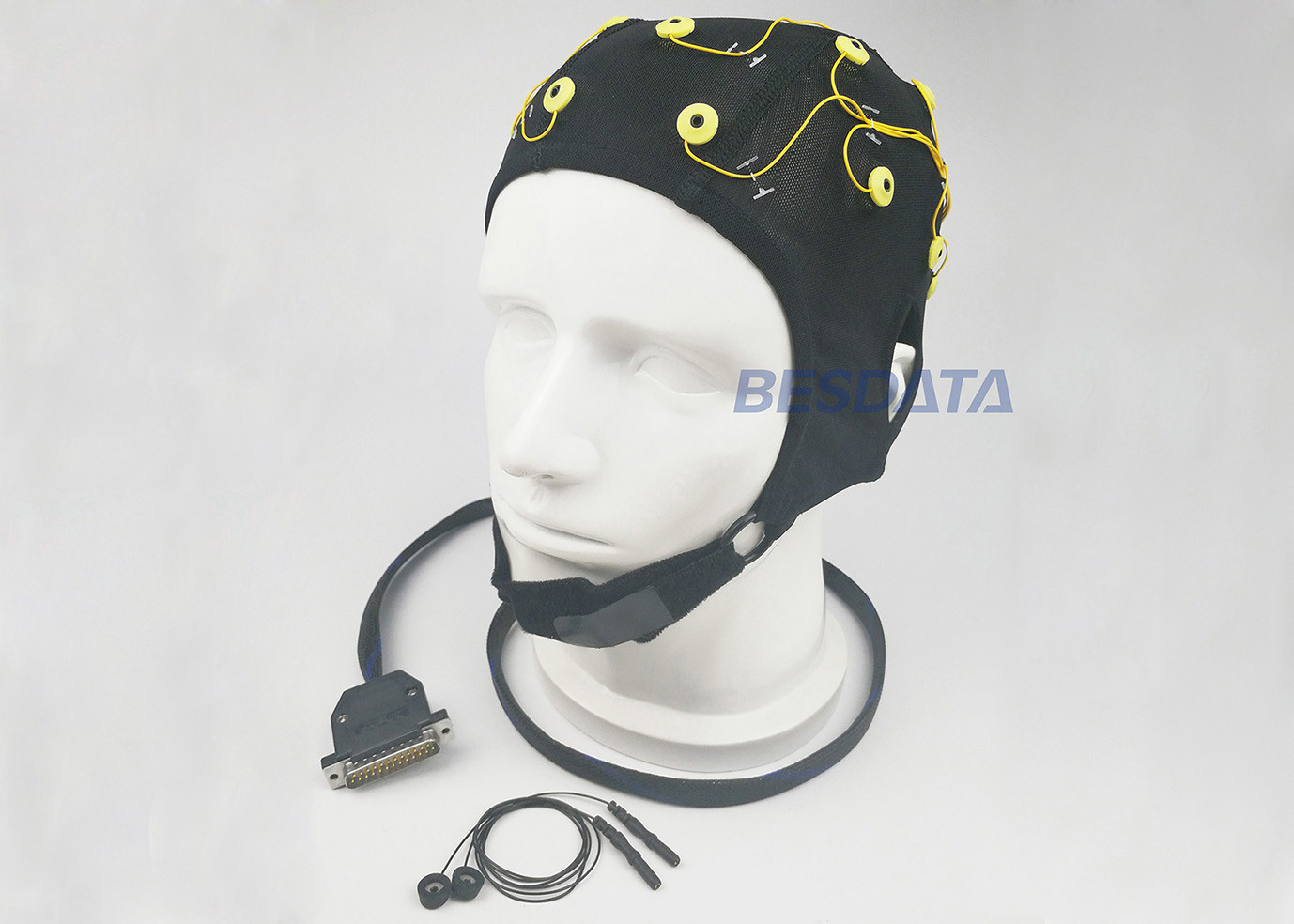 High Density EEG Electrode Cap Breathable , Medical Wireless Eeg Electrodes Multi Color