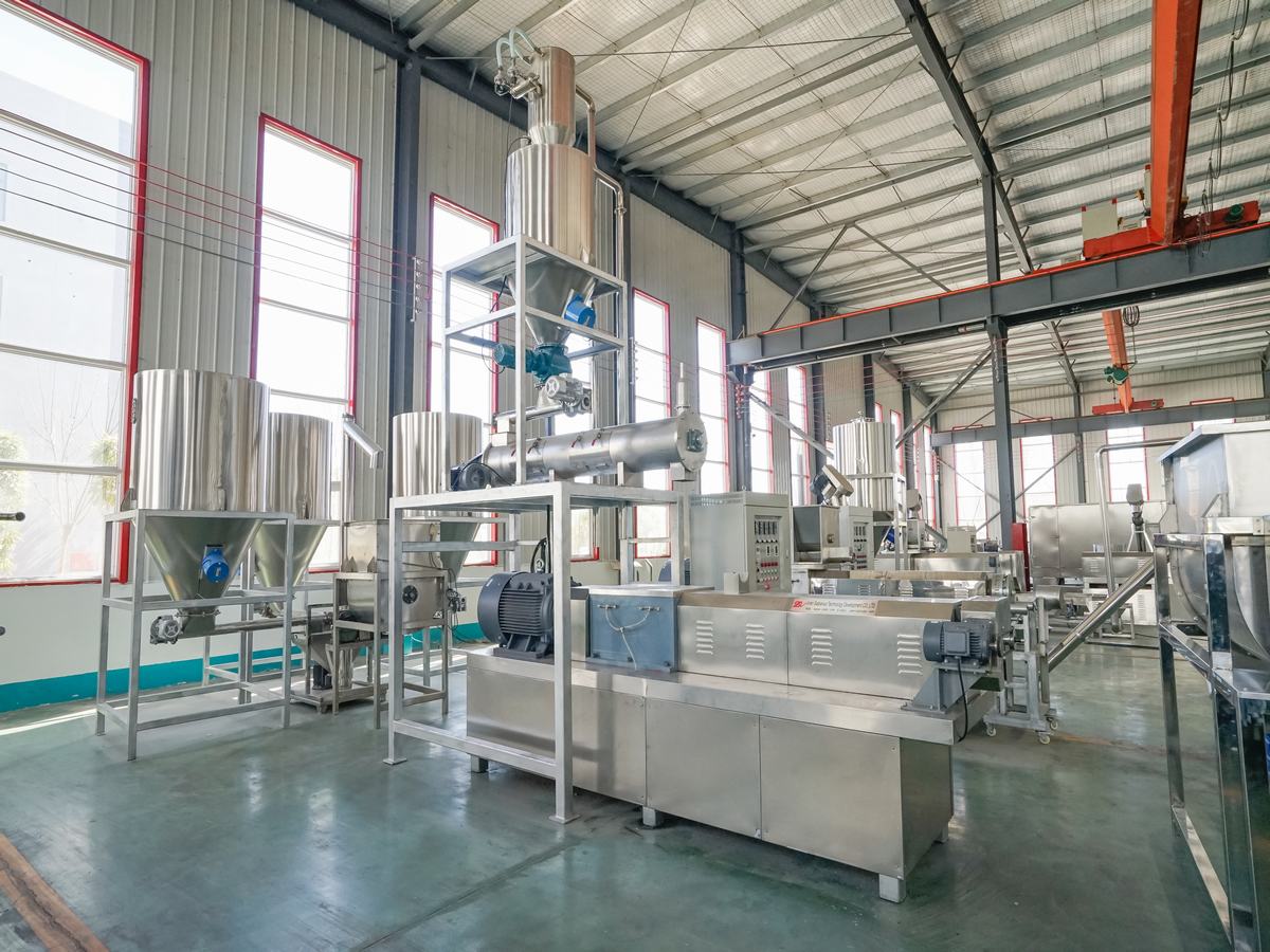 200-260kg/h Double Screw Food Extruder Floating Fish Feed Production Line Machine