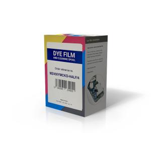 Wholesale Import Ribbon Magicard MZ450YMCKO-HALF Dye Film And Cleaning Spool 450 prints/roll from china suppliers