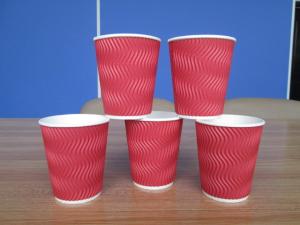 Wholesale China factory Disposable hot sale Ripple paper cups from china suppliers