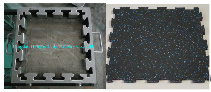 Vulcanizing Mould For Rubber Tile Making Line
