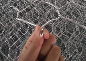 Wholesale Hexagonal Wire Cage Stone Retaining Walls , Stone Filled Metal Box Cages from china suppliers