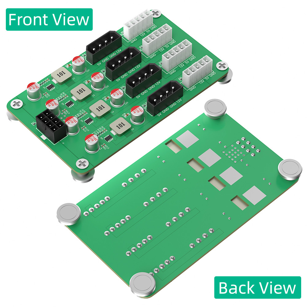 ATX 12V 3A Power Supply Breakout Adapter Board PSU 24 Pin 8pin