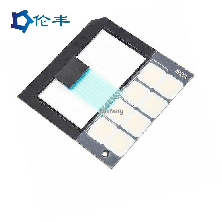 PET Glossy Capacitive Membrane Keypad Touch LCD Window 3M468