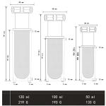 120ml Essential Oil Gold Deluxe Cosmetic Glass Bottles