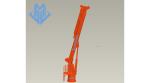 Box Boom Telescopic Marine Crane And Offshore For Offshore Service Vessel