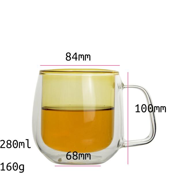 Large Capacity Double Layer Tumbler Drinking Glasses