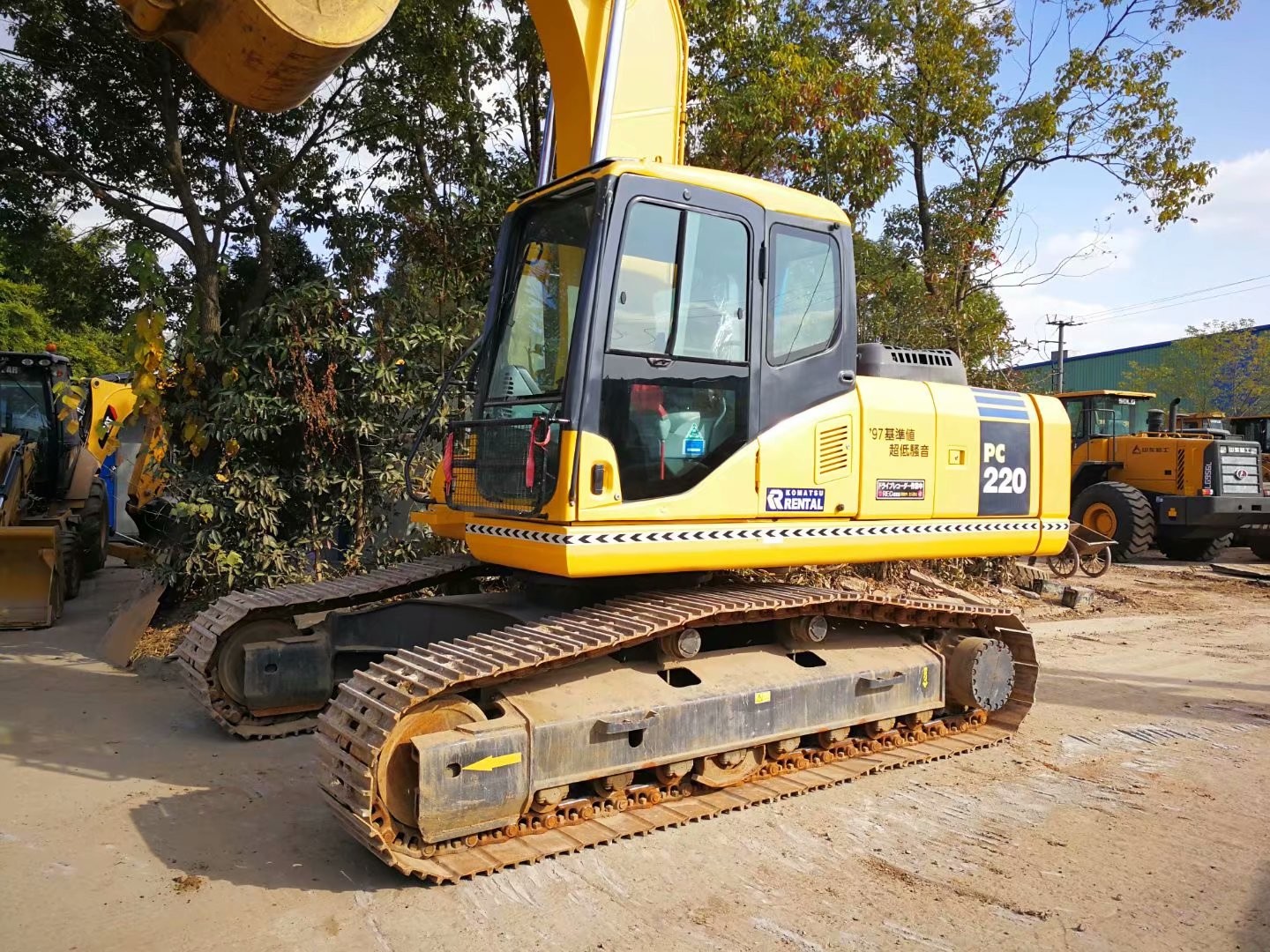 PC220-7 Crawler Used Komatsu Excavator Original Japan Easy Maintenance