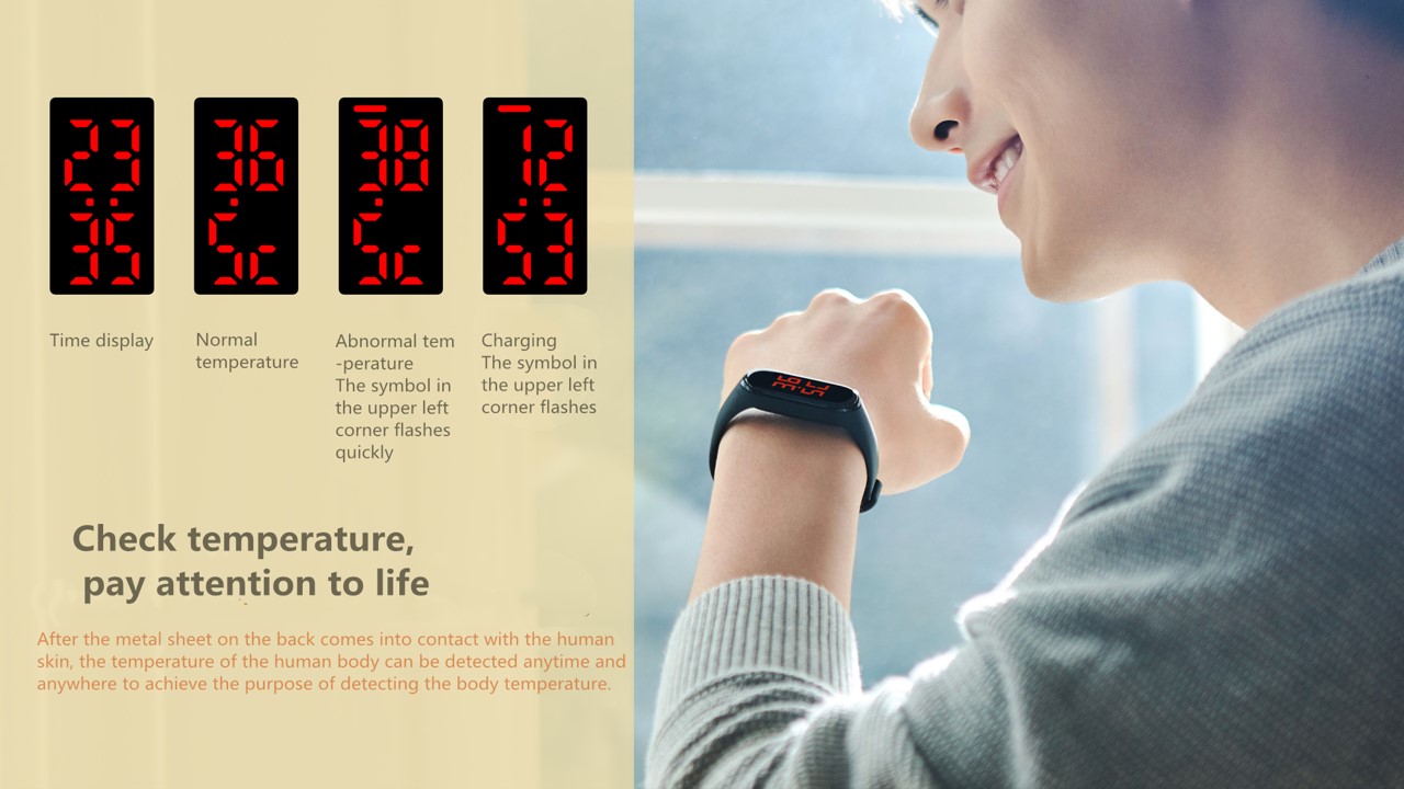 NFC V7smart Bracelet Electronic LED Display Ladies Android Smartwatch High Precision