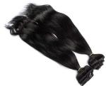 Natural Balck Grade 7A Virgin Clip In Hair Extensions , Straight Human Hair