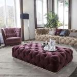Velvet Modern Modular Sectional Couch 0.8x0.9m Comfortable Leather Corner Sofa