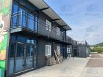 Galvanized Steel Rental Container Homes Two Storey Readymade Office Cabin