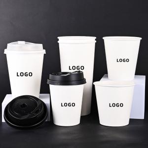 Wholesale Paperboard Leakproof Custom Printed Paper Cups 12oz Single Wall Paper Cup from china suppliers
