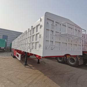 Wholesale 30 50 80 Ton Cargo Carrier Semi Box Trailers Heavy Duty Grade Customization from china suppliers