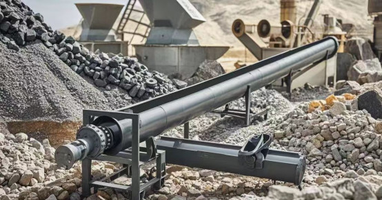 Screw Conveyer For Horizontal Or Inclined Conveying Of Materials Economical and durable