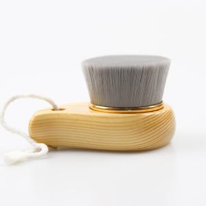 Wholesale Classic Face Cleansing Brush Synthetic Hair Wooden Handle from china suppliers