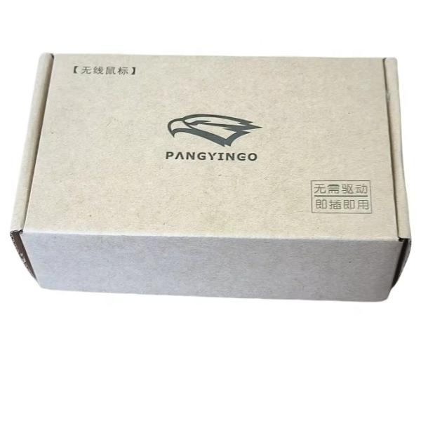 Corrugated Mailer Box Computer Mouse Packaging Shipping Boxes With Fixed Insert Consumer Electronics Product Packaging Box