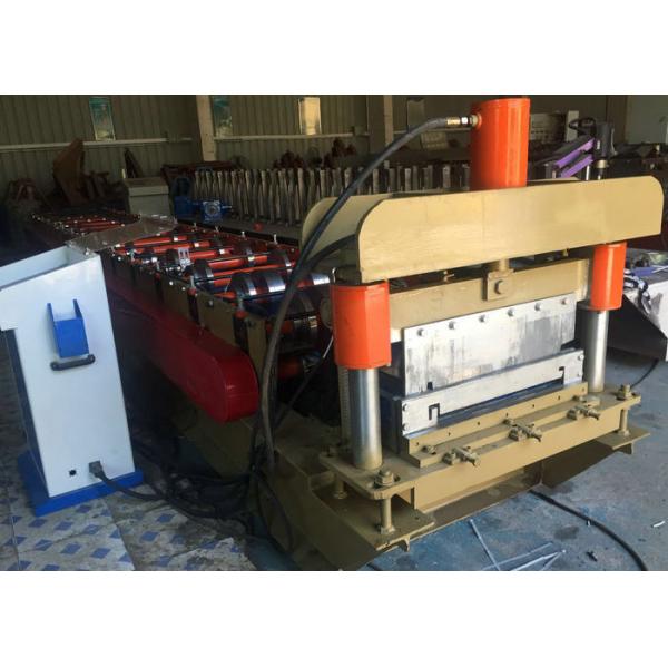 460 Standing Seam Roll Forming Machine , Profile Roofing Sheet Making Machine India Design