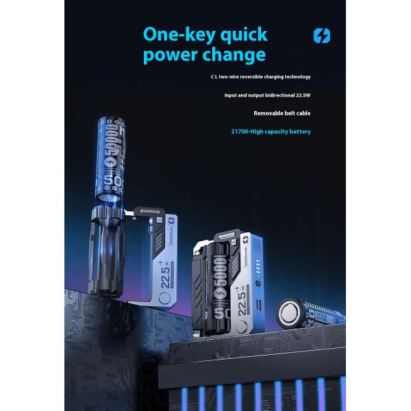 PD 22.5W Detachable Power Bank