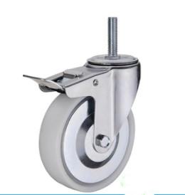 Wholesale Locking 6 inch Stem nylon trolley castors from china suppliers