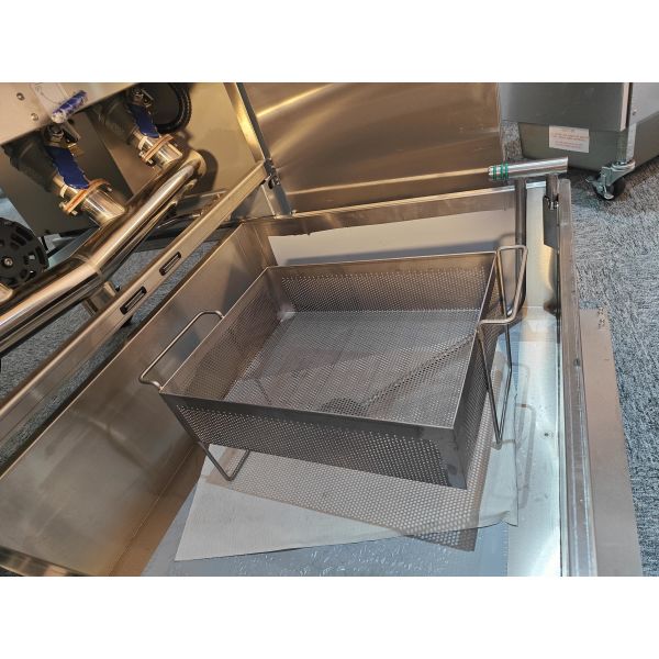 OFE-H413 Auto Lift 4 Pots 4 Baskets Digital Computer Panel With Oil Filter System 28kw Electric&Gas Open Deep Fryer