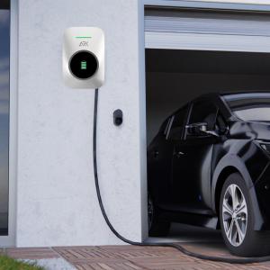 Wholesale Installation Wall Mounted Wall Box EV Charger Type 2 TUV Cable from china suppliers