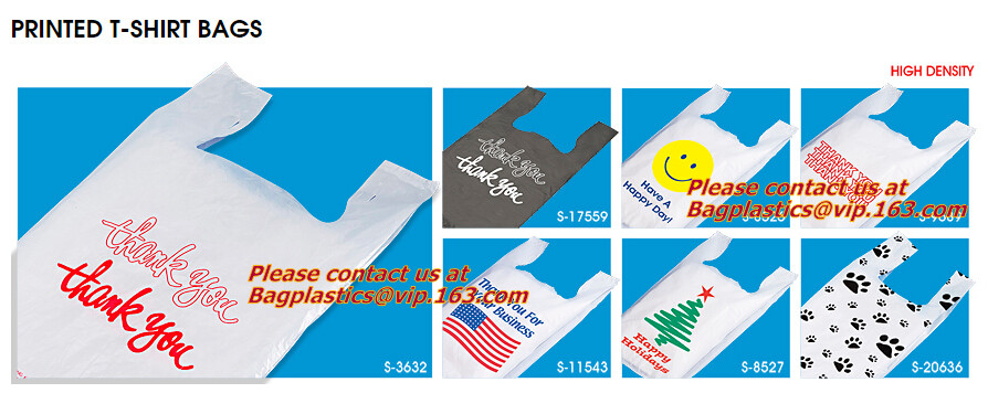 Large/Regular Grocery Size,Oxo-Biodegradable Plastic Shopping Bags, Thank You Printed, 13 Micron, HDPE, 1000 Bags/Box