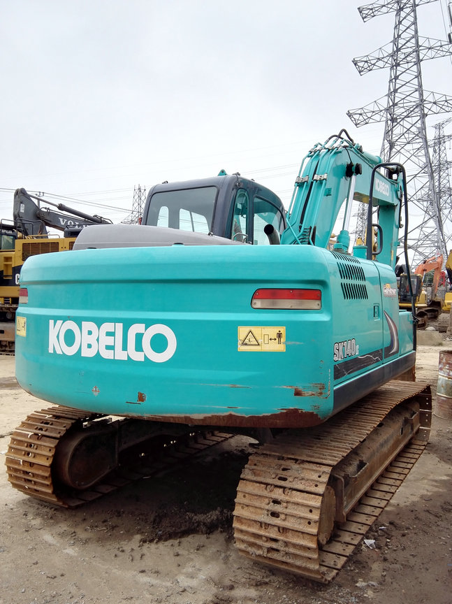 Customized Used Kobelco Excavator 14Ton 14000 KG 74KW MITSUBISHI Engine