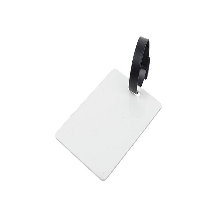 Custom Blank Sublimation Plastic Luggage Tag For Sublimation Photos Printing