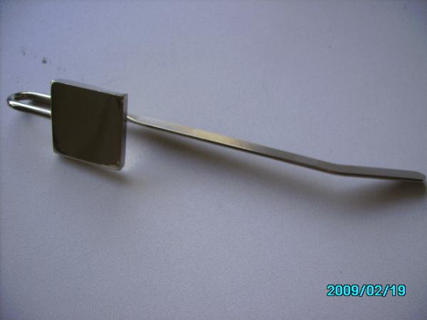 Personalised Engraved gifts 0.5mm - 3.0mm Silver Metal bookmark with special