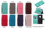Samsung S9 Leather Protective Folio Magnetic Kickstand Cover Mobile Phone Case