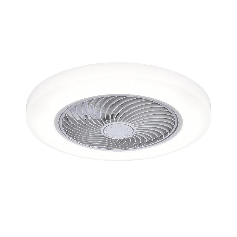 Smart Ceiling Fan Fans With Lights Remote Control Bedroom Decor Lamp 52cm Air Invisible Blades Retractable Silent