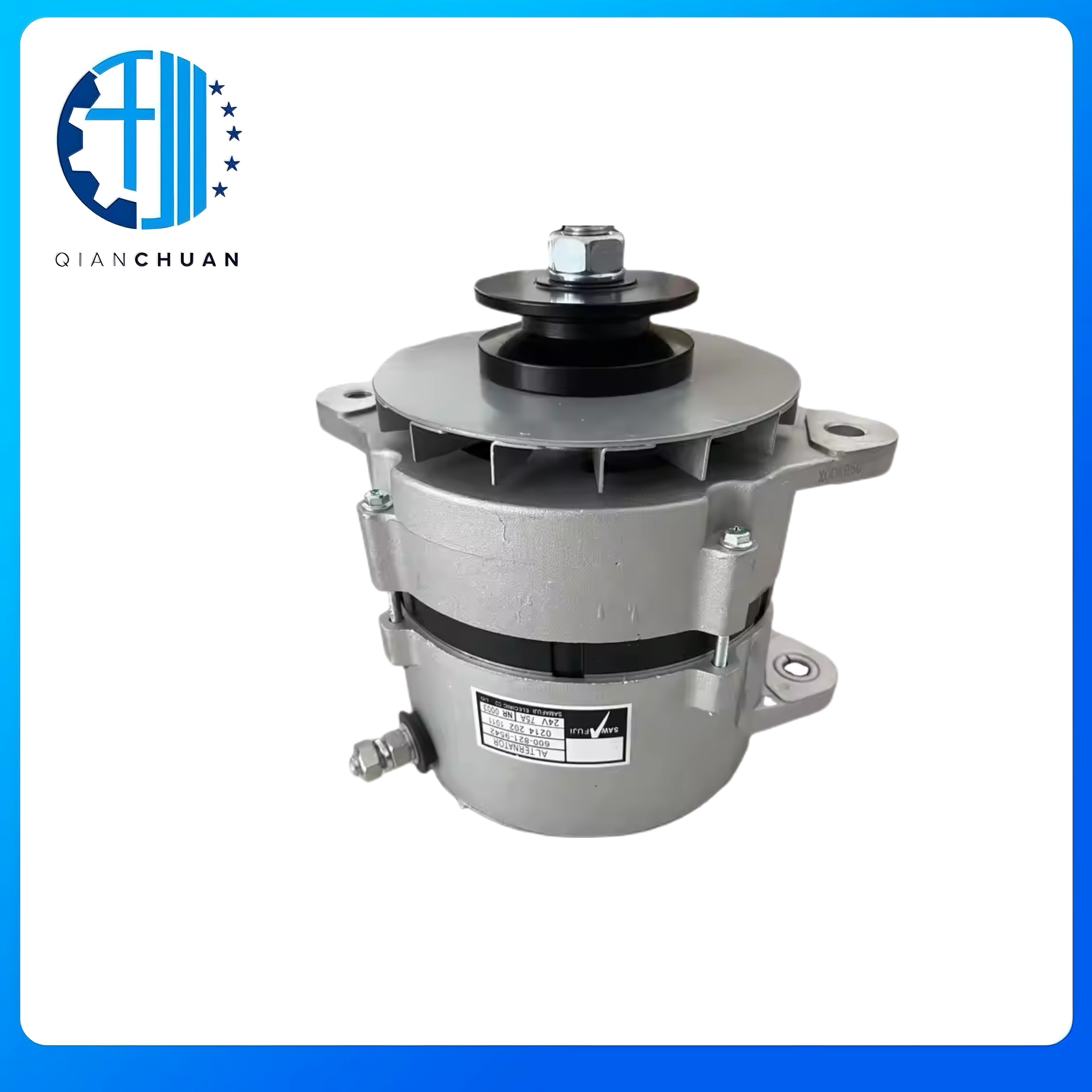 Alternator 600-825-7212 12V140E-3 for Komatsu SAA6D140E-5 6D140 Engine Parts