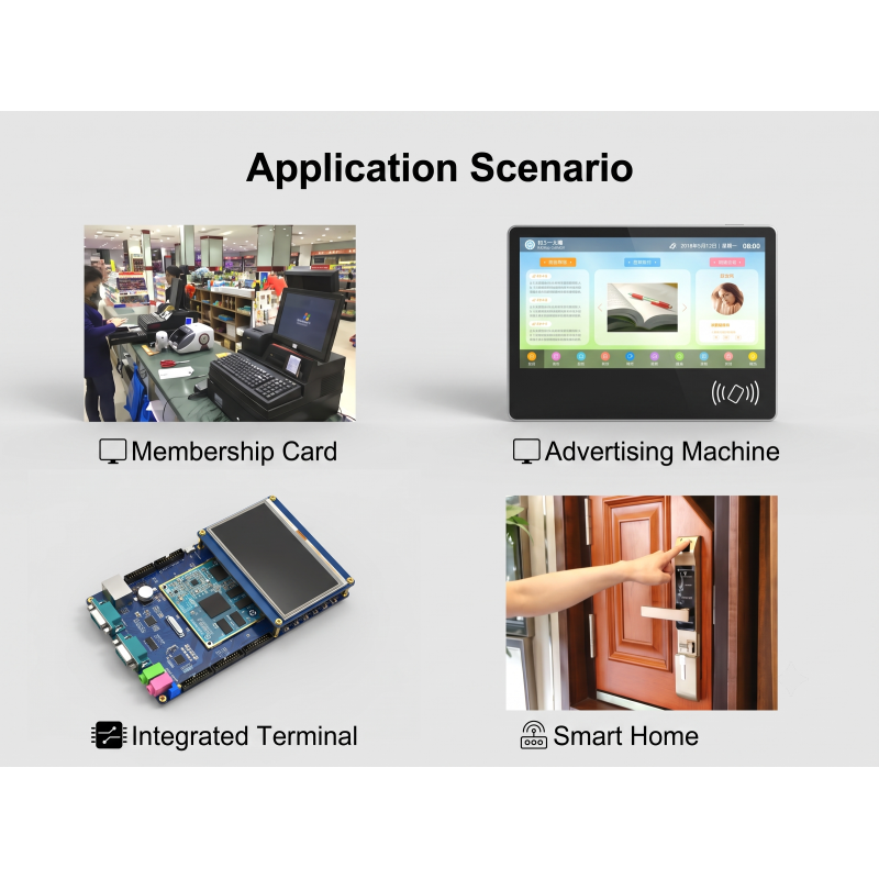 M11-WF-UH-00 RFID Card Reader Module Dual-Frequency Combined ID Card + IC Card Reader USB Plug-and-Play Driver-Free