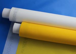 Plain Weave Screen Printing Mesh 10T - 165T Long Life For Ceramic Printing