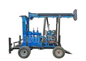 Wholesale 400m Deep Trailer Mounted Borehole Water Well Drilling Rig from china suppliers