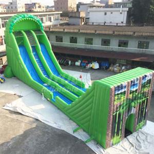 Wholesale Commercial Playground Equipment Inflatable Sports Game Tall Inflatable Zip Line For Kids And Adult from china suppliers