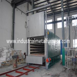 Wholesale Industrial 1050 Degree C Electrical Resistance Trolley Car Bottom Steel Plate Heating Furnace for Foriging from china suppliers