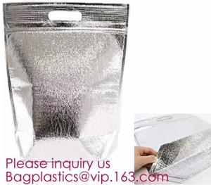 Wholesale Polyester Wholesale Insulated Ice Wine Collapsible Ice Cream Lined Dry Lunch Aluminum Thermal Cooler Bag, Bagease from china suppliers