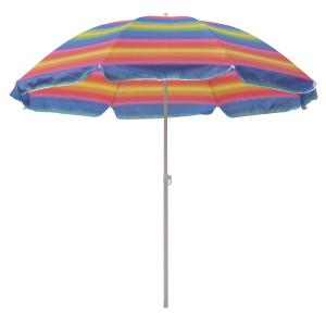 Wholesale 42 inches Streerable Metal Beach Umbrella With UPF 50 Protection with 210T oxford fabric from china suppliers