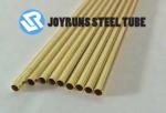 EN 12451 Aluminium Brass Tubes CuZn20AL2 Copper Alloys Seamless Tubes