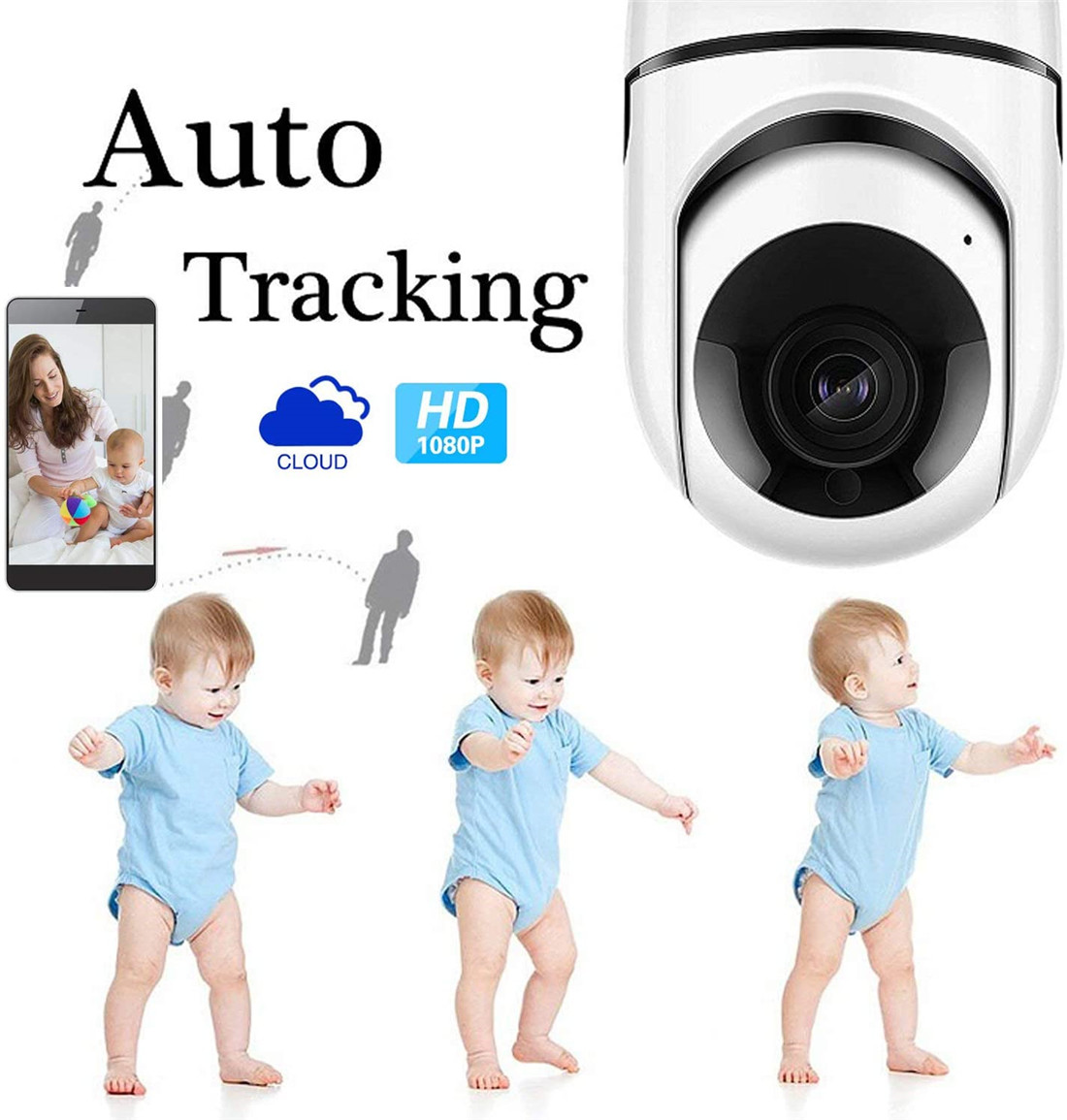 Smart Indoor P/T Camera, Joyfa Security(JY-P07-2MP)