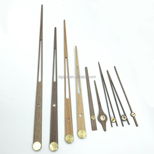DIY Clock Parts Decorative Wood Material Needle Black Walnut Clock Hand Beech Wooden Clock Pointer