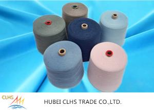 Wholesale Raw White Dope Dyed Polyester Yarn Paper Or Plastic Cone Abrasion Resistance from china suppliers