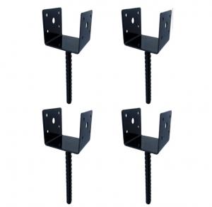 Wholesale Sturdy and Durable Concrete Column Anchor U Shape Fence Column Bracket for 4x4 Posts from china suppliers