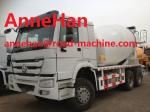 HOWO Sinotruk Concrete Mixer Trucks 8cbm 6x4 371 hp 20-60 ton With Italy Motor