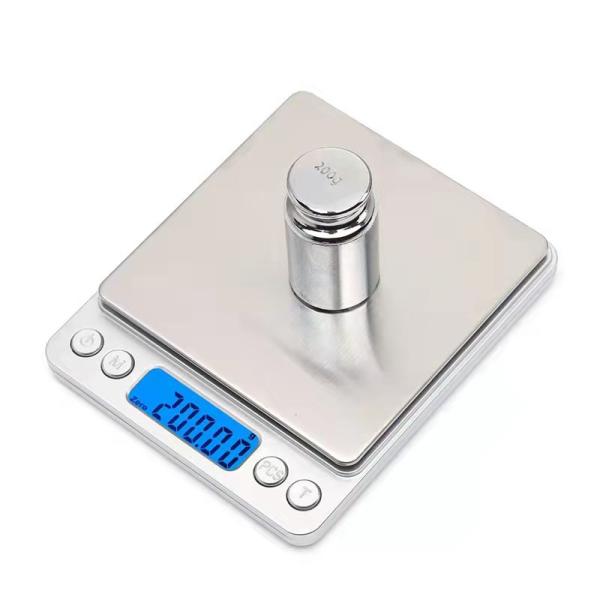 Portable and Accurate Santwell Portable Digital Gram Scale 12.7*10.6*1.6cm Size ±0.03g Tolerance Multiple Weighing Types