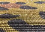 Golden Flat 2.5m Decorative Steel Mesh Metal Sequin
