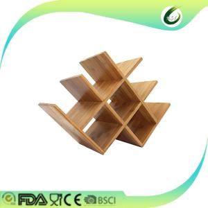 Wholesale Premium W shaped free standing butterfly bamboo wine rack from china suppliers
